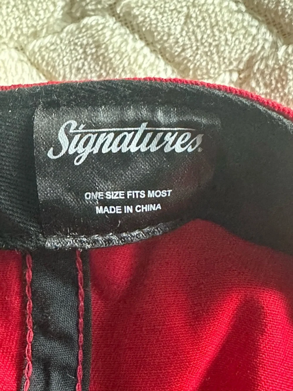 Signatures Arkansas Razorback Red Razorback Logo One Size Adjustable - Picture 2 of 6